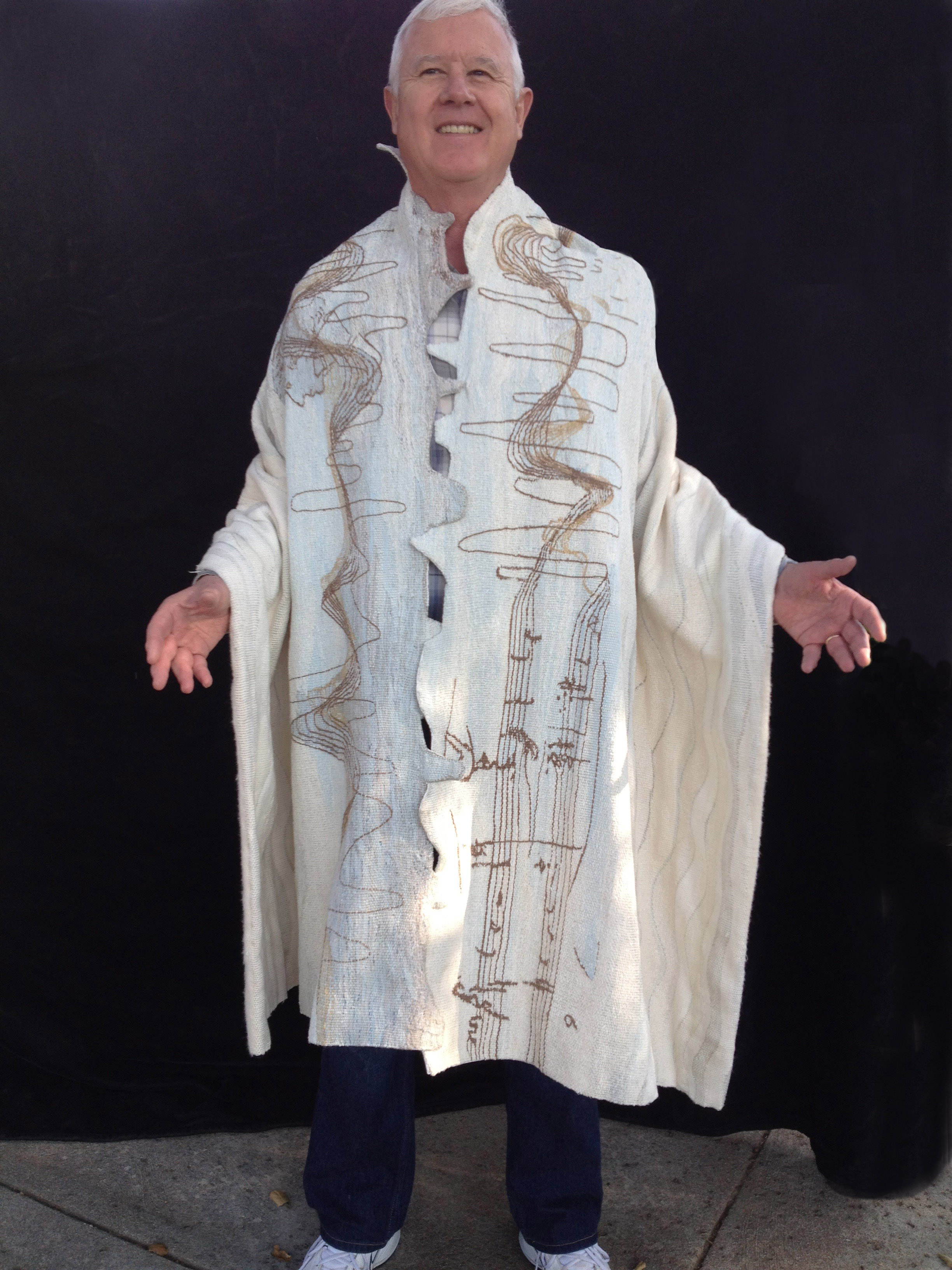 David Lehman wearing Cape